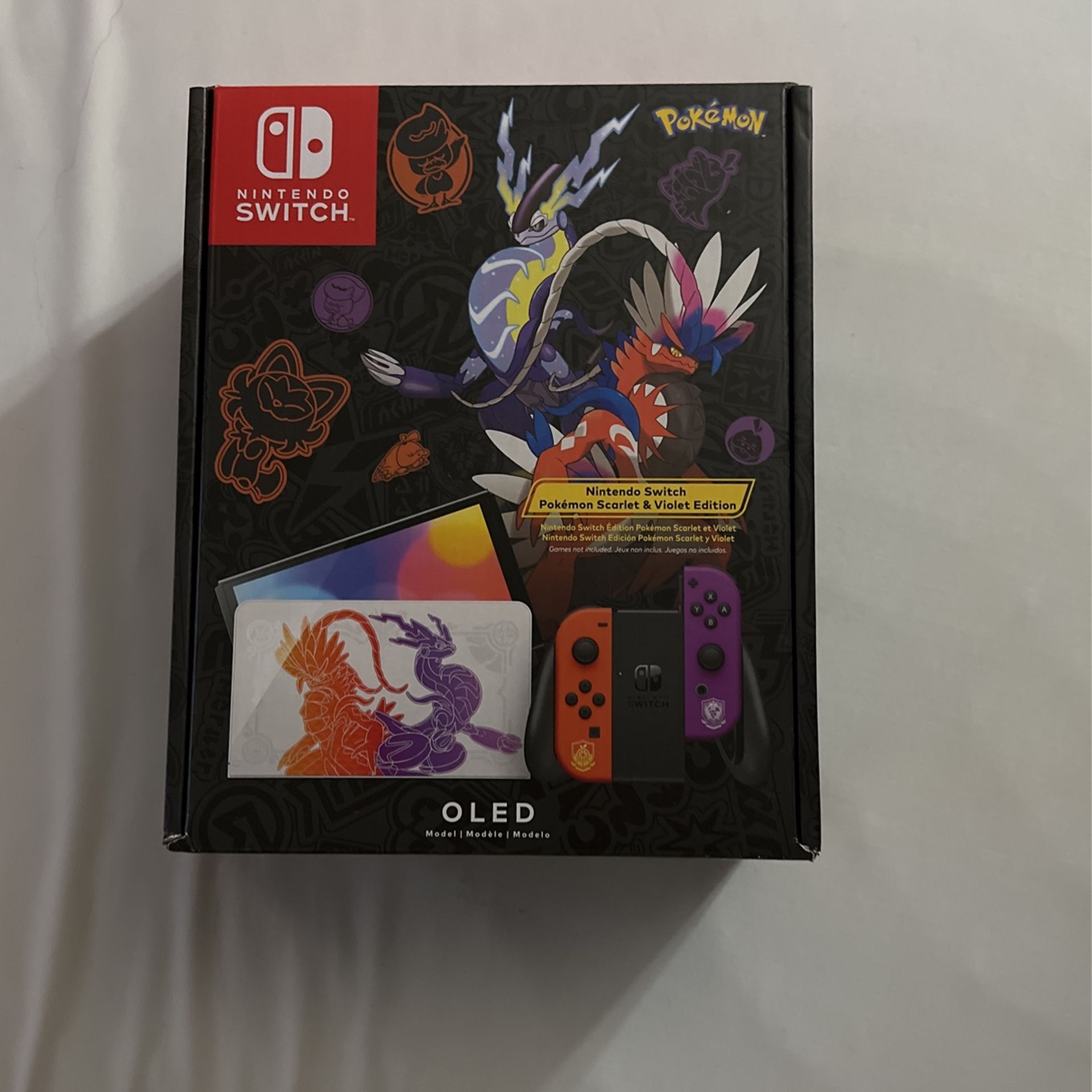 Nintendo Switch OLED, Pokémon Scarlet And Violet Edition