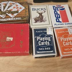 Vintage Playing Cards Used
