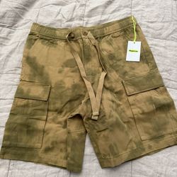 Supervsn Cargo Shorts- Curry