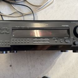 Sony STR-SE581 is a 5.1-channel, black, analog FM stereo/AM-FM audio/video...