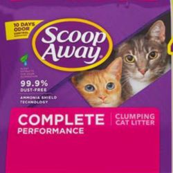 Scoop away cat liter 10.5lb Bags