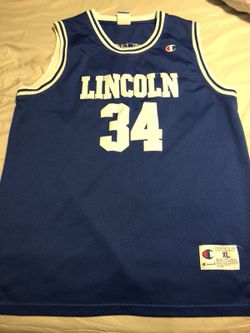 Lincoln he got game jesus shuttlesworth jersey size XL