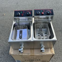 Brand new commercial double Deep fryer for $140
