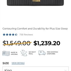 King Titan Mattress