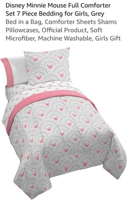 Disney Minnie Mouse Full Comforter Set 7-Piece