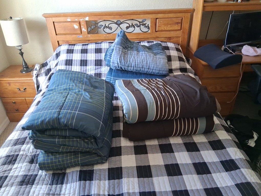 Twin Size Comforters New and Washed