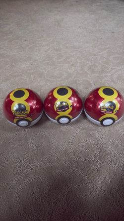 Sealed Pokeball lot of 3