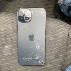 Iphone 15 (Cracked Screen and Back Glass