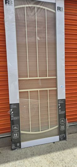 Security screen door