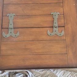  Two Wooden Antique End Table