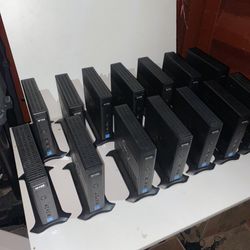 Lot of 14 Dell DX0D Wyse Thin Client 16GB SSD 4GB 1.40 GHz W/ PWR Supply Os win7