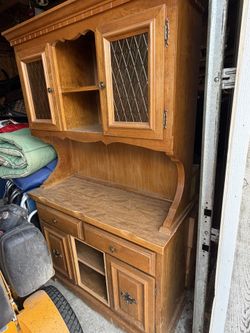 Wood cabinet