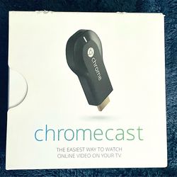 Google Chromecast (1st Generation) Streaming Media Player H2G2-42 Black