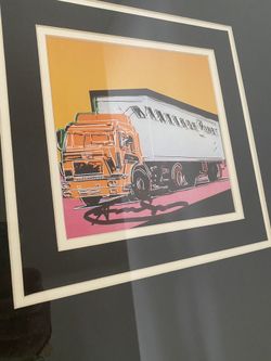 Hand signed warhol invitation