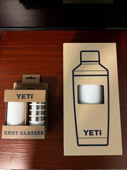 YETI Shaker + Shot glasses (NEW in box)