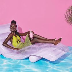 Chaise Lounger Pool Float