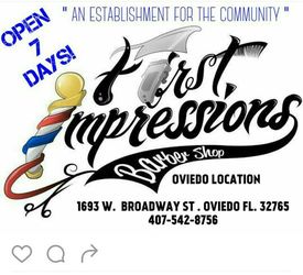 BARBERS WANTED WITH THE WILL TO WORK “NO CLIENTELE NEEDED” BUSY BUSY BUSY