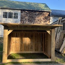 Repurposed Custom Built Wood Pallet Shed