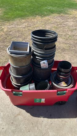 Plastic pots