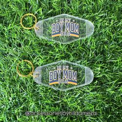 Boy Mom Keychain