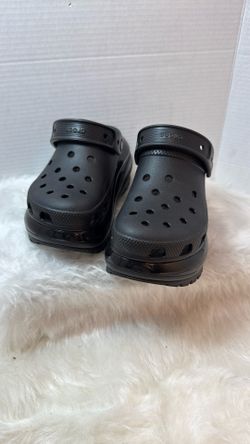 Black Platform Crocs