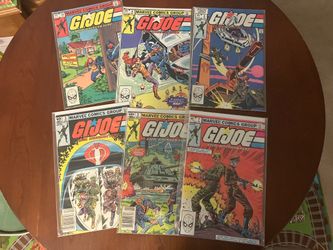 1982 Bronze Age GI Joe Comics Issues 5-10