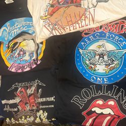 Vintage Rock Shirt Collection 