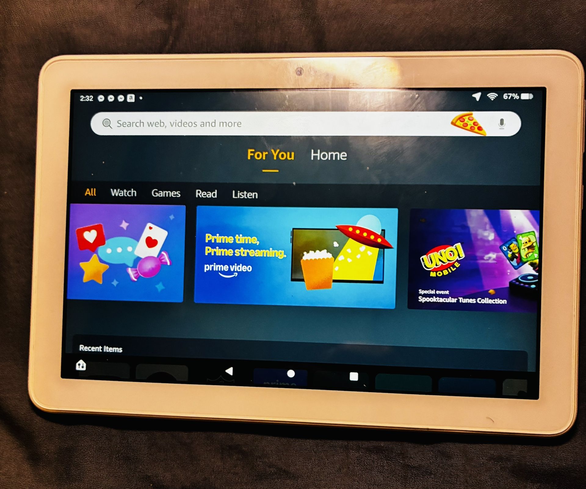Amazon Kindle Fire HD 8 (10th Gen) 32GB Wi-Fi 8in Tablet White