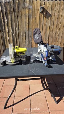 Ryobi, Kobalt corded 7 1/4 miter saw