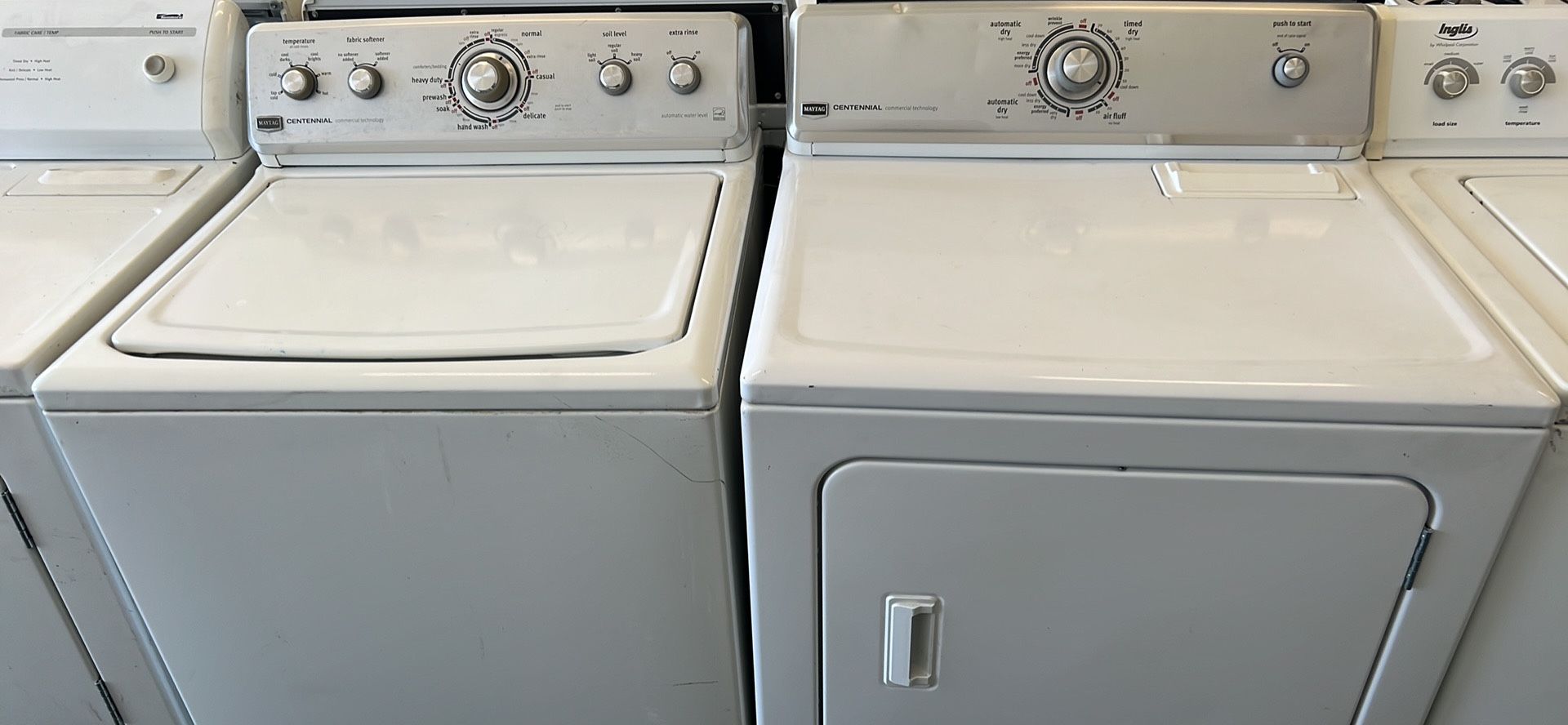 Washer And Electric Dryer Set