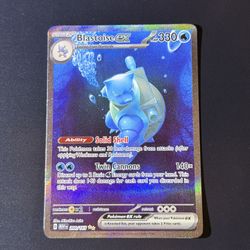 Blastoise ex SIR 200/165 Sv: Scarlet & Violet 151 Special Illustration Rare
