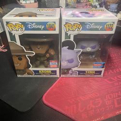 Scout Kronk #1041 & Scout Yzma #1122 Funko Pops! (FunKon 2021/NYCC 2021 Exclusive) 