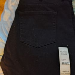 Black Denim Jeans Size 36
