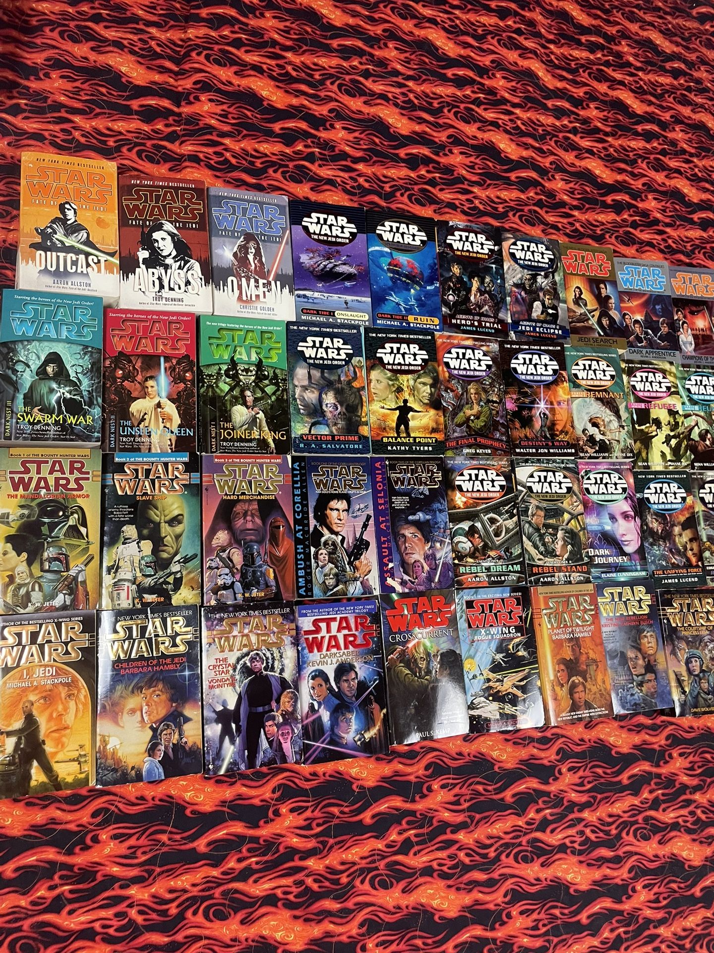 Lot Of Insane 39 Vintage Star Wars Paper Back Books Collection