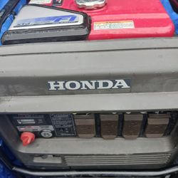 Honda Generator Fuel Injectionn Eu7000 With Wheel Kit 
