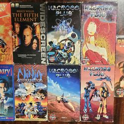 Random Anime VHS Tapes