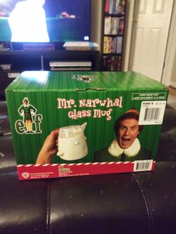 ELF: Mr. Narwhal Glass Mug