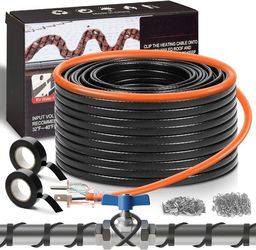 80FT(3FT~160FT) Water Pipe Heat Cable for Pipe Freeze Protection -NEW (2140/16)