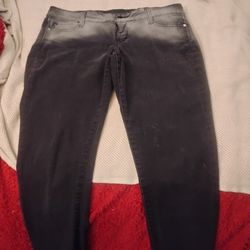 Dip Died Faded Black Supper Skinny Jeans 