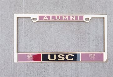 Alumni USC license plate frame
