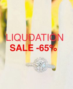 Diamond Ring Engagement NEW 1.12 CARATS NATURAL DIAMONDS 💎 SALE -65%  FIND ANOTHER AT THIS PRICE ILL GIVE IT FOR $400 LESS!! SEE APPRAISAL
