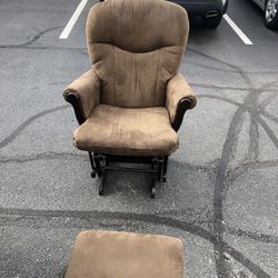 Ikea Glider/ Ottoman 