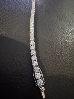 8” 5MM 925S & VVS Moissanite Tennis