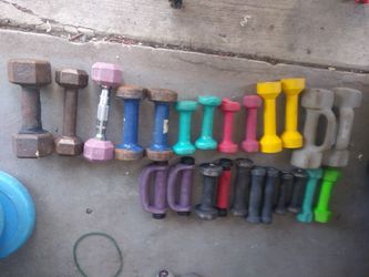 Weights different pounds everything for 100