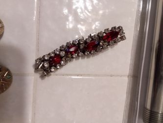 Antique costume jewelry mother's bracelet