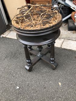 Antique Mahogany piano stool