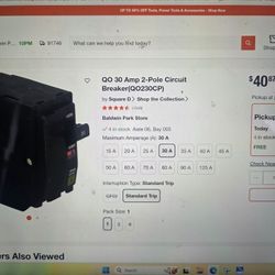 Qo 30 Amp Breaker