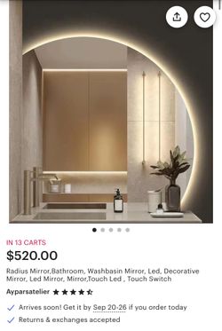 LED Vanity Mirror 37.5”