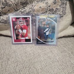 Jalen Hurts Rookie Football Card Lot