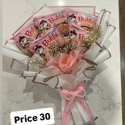 Buldak Noodle Roses Bouquet Flower Arrangement Gift Girlfriend Day 